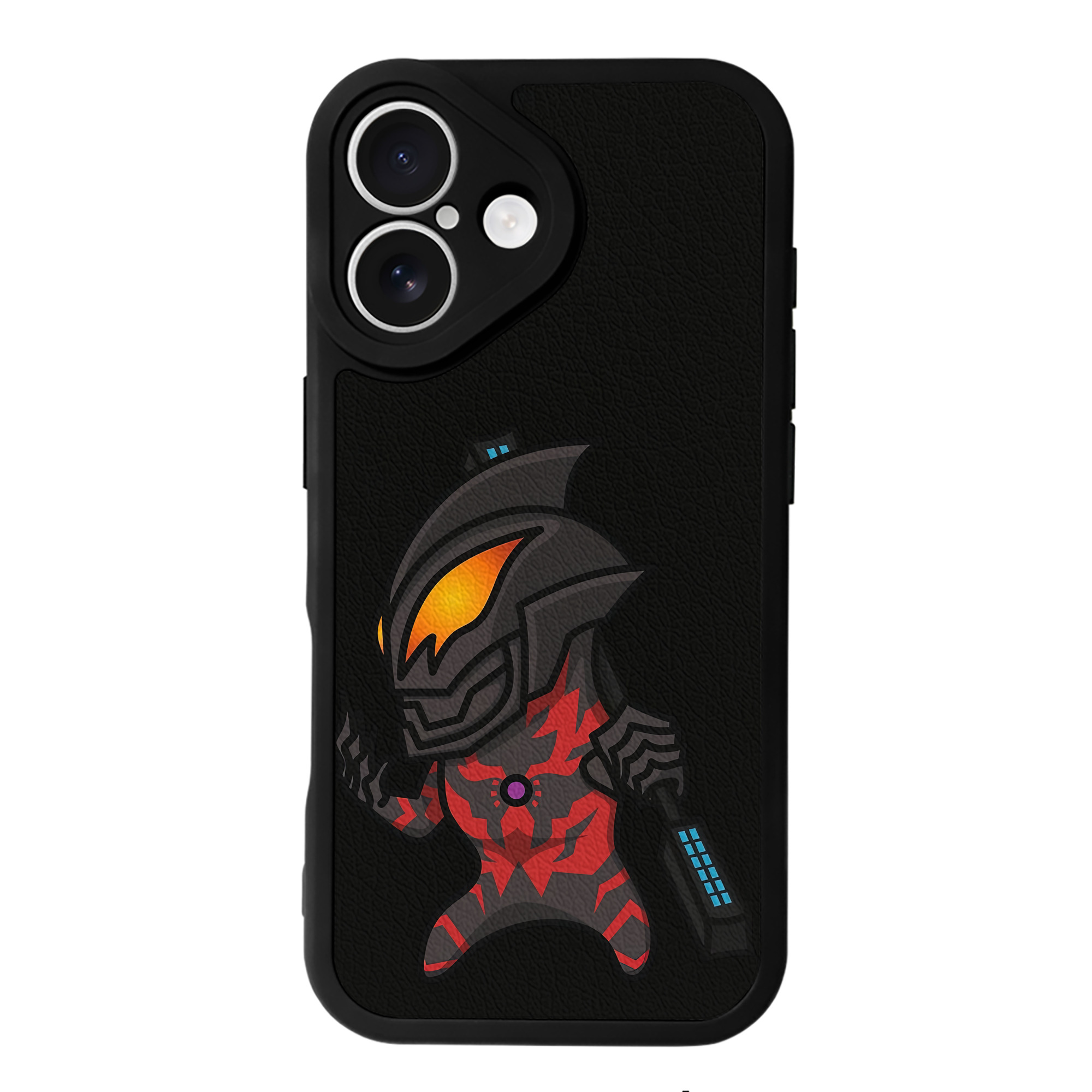 （画像用） ウルトラマン Ultraman 【iPhone 16シリーズ対応】シリコンスマホケース（レザー調） 材質：シリコン
